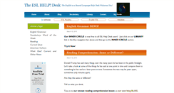 Desktop Screenshot of eslhelpdesk.com